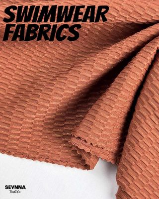 پارچه شنا با بافت برتر با عرض 130 سانتی متر و وزن 250 گرم و ترکیب نایلون بازیافت شده برای لباس های شنا با عملکرد بالا