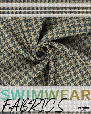 پارچه شنا با بافت سریع با وزن 370gm و عرض 135 سانتی متر برای لباس شنا با عملکرد بالا