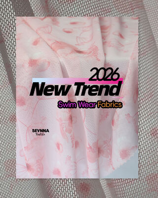 پارچه لباس شنای سازگار با محیط زیست و زیست تخریب پذیر 105 گرمی با عرض 155 سانتی متر برای لباس شنای پایدار