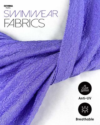 86٪ نایلون بازیافت شده UPF 50+ 245gsm پارچه شنا با بافت برای لباس های شنا و لباس های ورزشی با عملکرد بالا