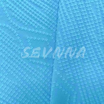 تنفس قابل 300gm Repreve پارچه اسپاندکس رنگ سفارشی UV محافظت شده تابستان / بهار