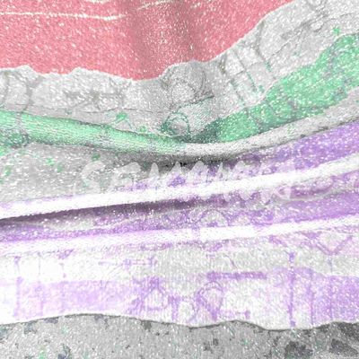 160 سانتی متر تابستان / پاییز پارچه دوگانه با پارچه دوخته شده پلی استر بازیافت شده برای لباس های سازگار با محیط زیست