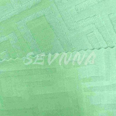 کشش پذیری پارچه های سبز ساندویچ ورزشی پارچه برای یوگا / ورزش - فوق العاده نرم 250g وزن جامد چاپ دیجیتال 132cm