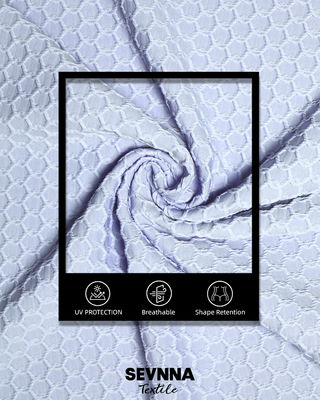حفاظت از اشعه ی UV چاپ شده پارچه ی بازیافت شده ی لیکرای دوستدار محیط زیست
