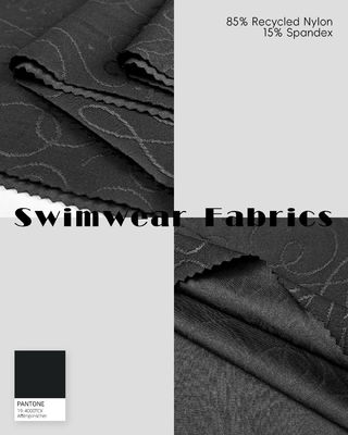 پارچه سوتین ورزشی پلی استر الاستین با کشش بالا 260 گرم