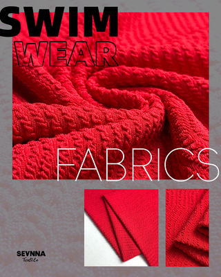 پارچه با عرض 135 سانتي متري از پلي استر بازيافت شده و اسپاندکس