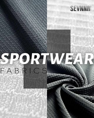 پارچه های دویدن با عرض 160 سانتی متر، محافظت در برابر اشعه ماوراء بنفش 50+، با پلی استر بازیافتی برای لباس های ورزشی با عملکرد بالا