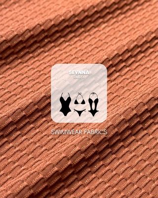 پارچه شنا با بافت برتر با عرض 130 سانتی متر و وزن 250 گرم و ترکیب نایلون بازیافت شده برای لباس های شنا با عملکرد بالا