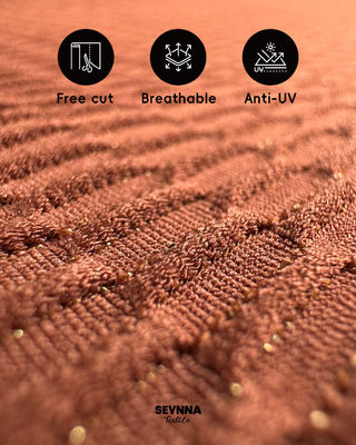 پارچه شنا با بافت برتر با عرض 130 سانتی متر و وزن 250 گرم و ترکیب نایلون بازیافت شده برای لباس های شنا با عملکرد بالا