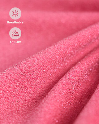 پارچه لباس شنا سازگار با محیط زیست با عرض 150 سانتی متر نقره Lurex و GRS گواهی شده برای لباس شنا پایدار