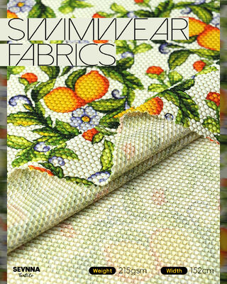 پارچه لباس شنا سازگار با محیط زیست 215gm با عرض 152 سانتی متر و نایلون بازیافت شده برای لباس شنا پایدار