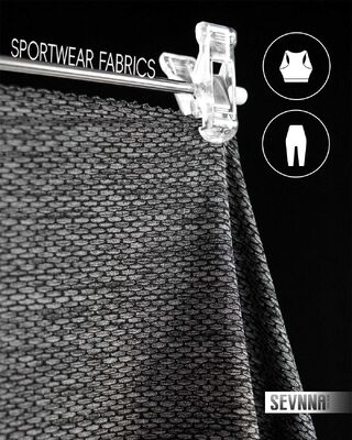 پارچه بافت دوبل با عرض 160 سانتی‌متر، 60% نایلون، 28% پلی‌استر، 12% اسپندکس و وزن 165 گرم بر متر مربع برای پوشاک بادوام