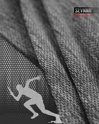 پارچه بافت دوبل با عرض 160 سانتی‌متر، 60% نایلون، 28% پلی‌استر، 12% اسپندکس و وزن 165 گرم بر متر مربع برای پوشاک بادوام