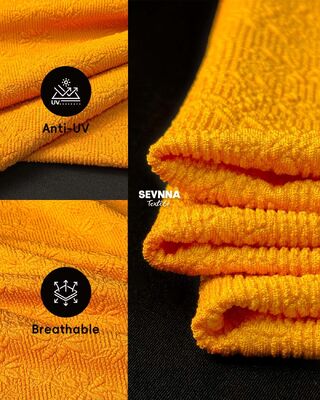 پارچه شنای بافت‌دار با وزن 300 گرم و مقاومت بالا در برابر کلر با حفظ شکل بالا برای منسوجات لباس شنا