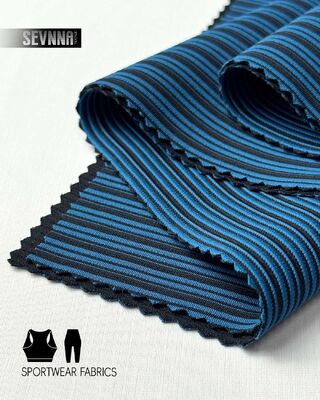 پارچه های سبز مرطوب کننده رطوبت با قابلیت کشش بالا و دارای گواهینامه لباس های ورزشی برای لباس های ورزشی