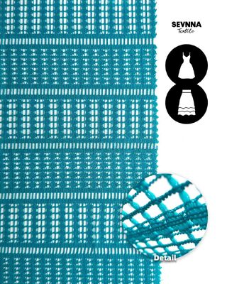 160gsm Jacquard Style Double Knit Fabric with Recycled Nylon for Durable and Comfortable Garments