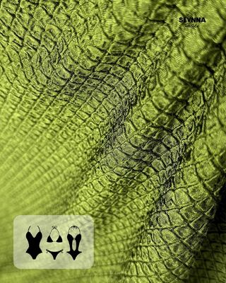 285gsm پارچه لباس شنا بازیافت شده مقاوم به کلر و خشک شدن سریع برای لباس شنا سازگار با محیط زیست پایدار