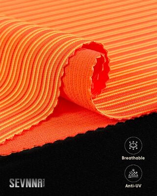 پارچه بافتنی ورزشی با تنفس بالا و خشک شدن سریع با الیاف نایلون بازیافتی برای لباس ورزشی