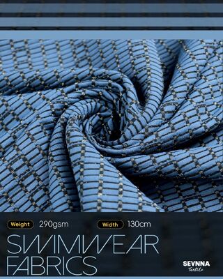 پارچه مایو بازیافتی 290 گرمی، مواد شنا دوستدار محیط زیست و بادوام برای مایو تابستانی