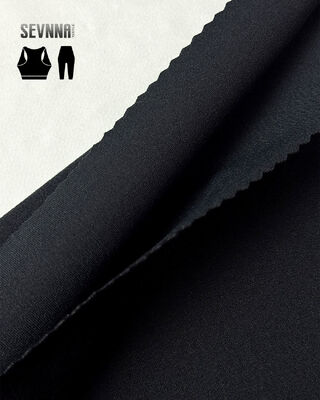 پارچه ی 260 گرمی برای یوگا با ضد بوی کششی و اسپاندکس پلی استر بازیافت شده برای لباس های فعال