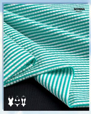 پارچه مایو بازیافتی 180 گرمی قابل تنفس و زود خشک شونده برای تولید مایو پایدار