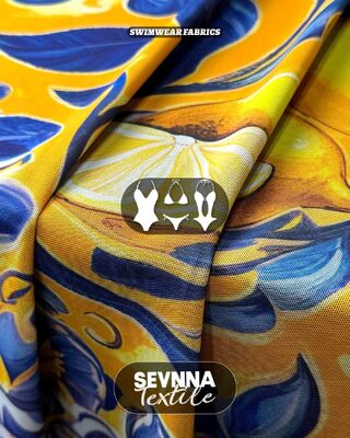 Fog Foil Metallic Print Hologram Recycled Lycra Fabric Featuring Anti Microbials Perfect for Durable Swimwear and Fitness Clothing