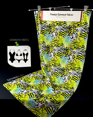 82% Recycled Polyester 18% Spandex Eco-Friendly Swimwear Material with 152cm Width for Sustainable Swimwear