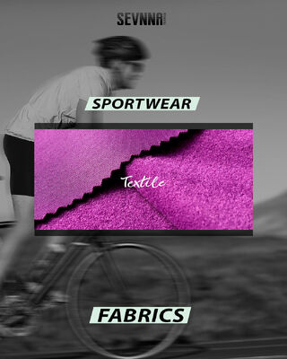 پارچه بافتنی Activewear با دوام و تنفس که برای ارائه انعطاف‌پذیری راحت و مدیریت رطوبت در لباس‌های ورزشی طراحی شده است.