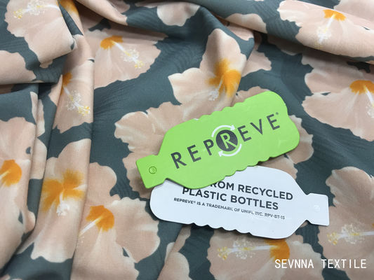 بازیافت REPREVE Yoga Wear Fabric Moisture رطوبت فتیله شدن سریع خشک شدن