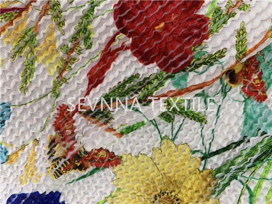 Spandex نایلون بازیافت لباس شنا پارچه چاپ سفارشی بافتنی بافتنی