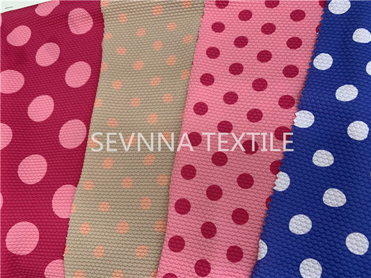 مقاوم در برابر کلر پارچه لباس شنا Polka Dot بازیافت شده خشک شدن سریع