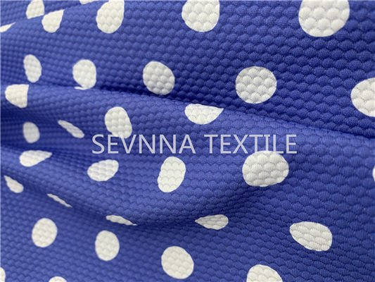 مقاوم در برابر کلر پارچه لباس شنا Polka Dot بازیافت شده خشک شدن سریع