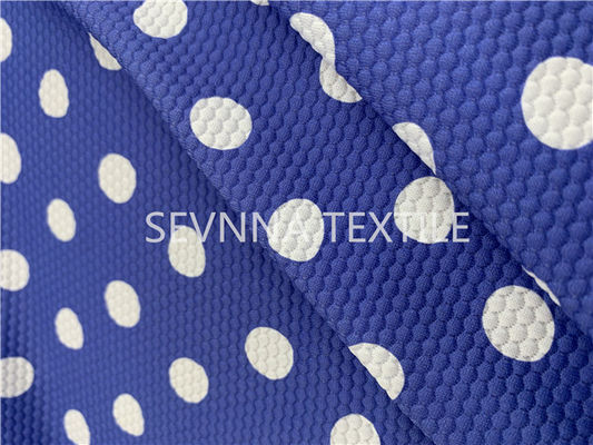 مقاوم در برابر کلر پارچه لباس شنا Polka Dot بازیافت شده خشک شدن سریع