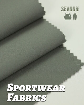 175Gsm Running Fabrics with 147cm Width and Elastic Hem for Athletic Textiles
