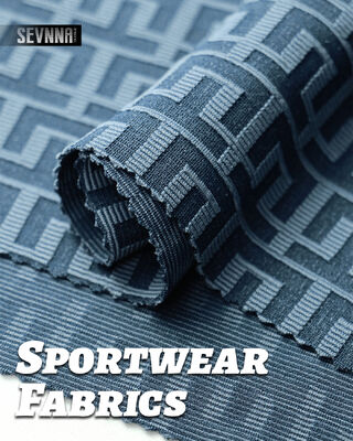 پارچه دوگانه با تراکم بالا با وزن 380gm و عرض 135 سانتی متر برای پوشیدن تابستان / پاییز سازگار با محیط زیست