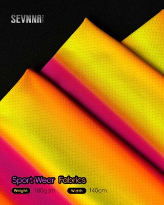 پارچه های دویدن 180 گرمی با فناوری ضد بو و مش تنفسی برای لباس های ورزشی با عملکرد بالا