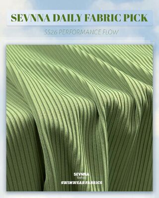 پارچه کشباف دولایه 210 گرمی با طرح ژاکارد و اسپندکس نایلون بازیافتی برای پوشاک بادوام