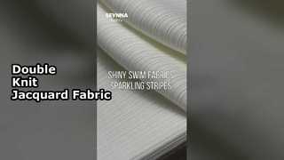 پارچه دو تیکه پلی استر بازیافت شده با سبک ژاکارد و عرض 160 سانتی متر برای لباس های سازگار با محیط زیست